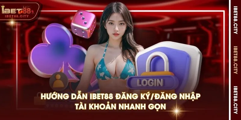 Hướng dẫn IBET88 đăng ký/đăng nhập tài khoản nhanh gọn